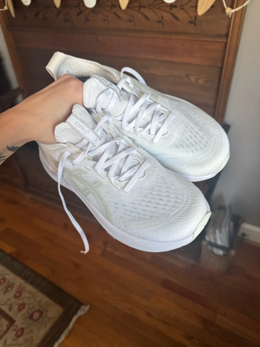 ASICS Women's Gel-Nimbus 27 Running Shoes - Picture 6 of 8